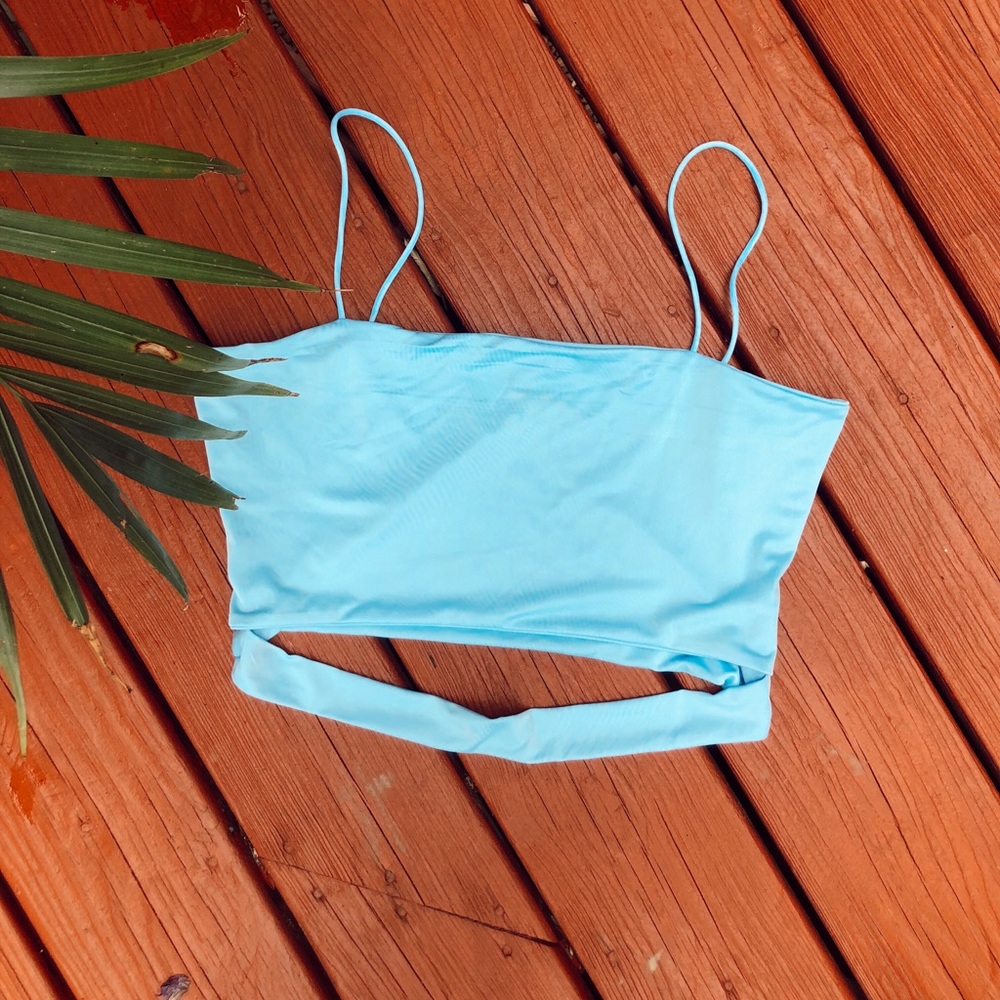 Crop Top with Front Strap